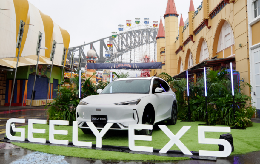 Geely brand launches global-oriented all-electric SUV EX5 in Australia, New Zealand