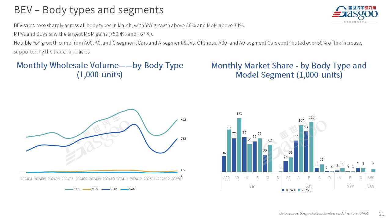 【March 2025】China Passenger Vehicle Sales Analysis