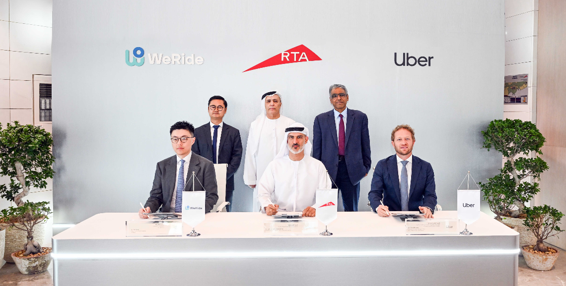 WeRide signs MoU with RTA, Uber to run Robotaxis in Dubai