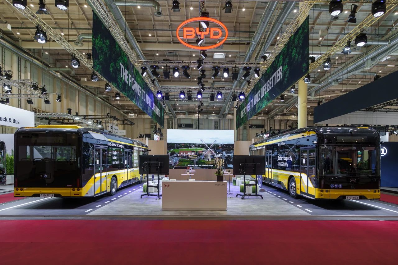 BYD debuts B13.b all-electric bus at UITP Summit Hamburg 2025