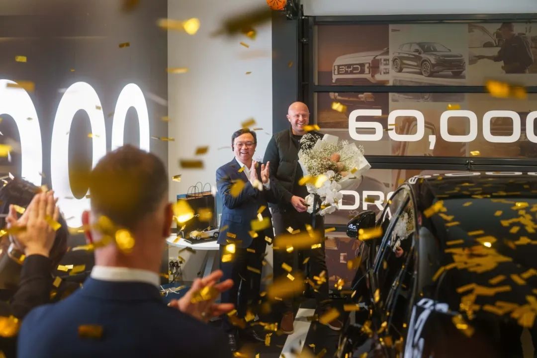 BYD hits 60,000-unit NEV delivery milestone in Australia