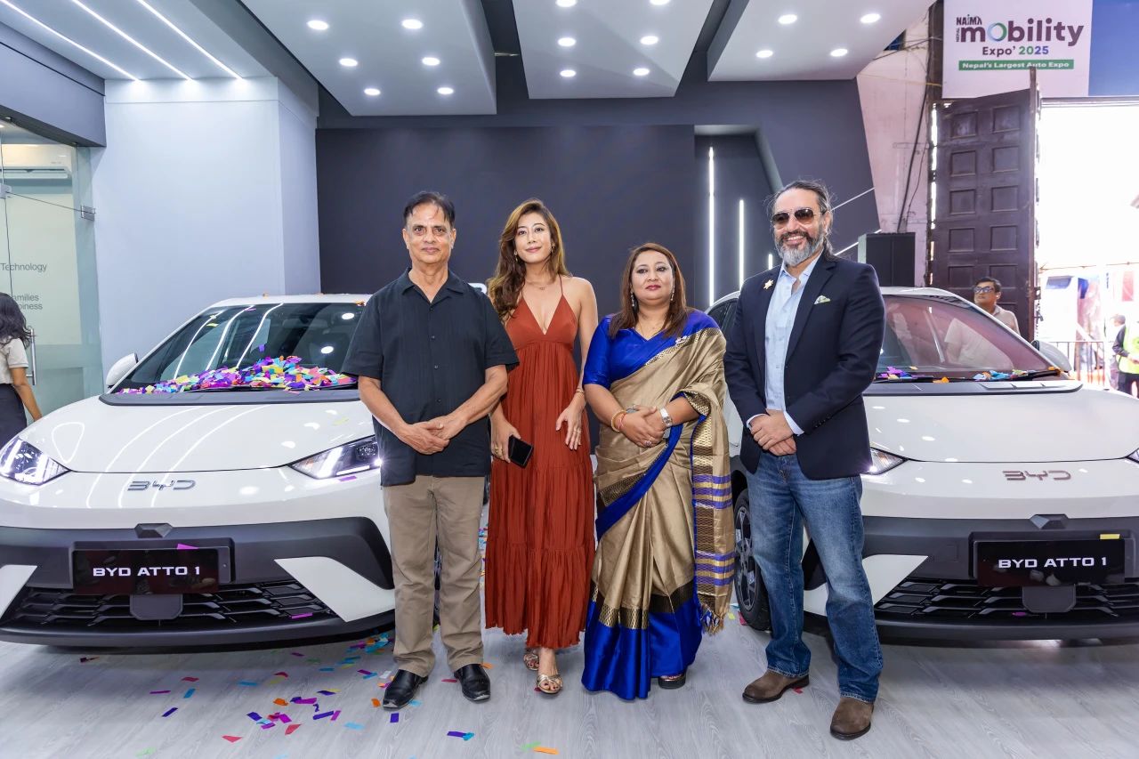 BYD puts ATTO 1 model onto Nepalese market