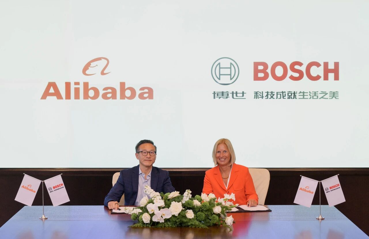 Bosch, Alibaba Group deepen partnership to accelerate digital transformation enabled by cloud computing, AI