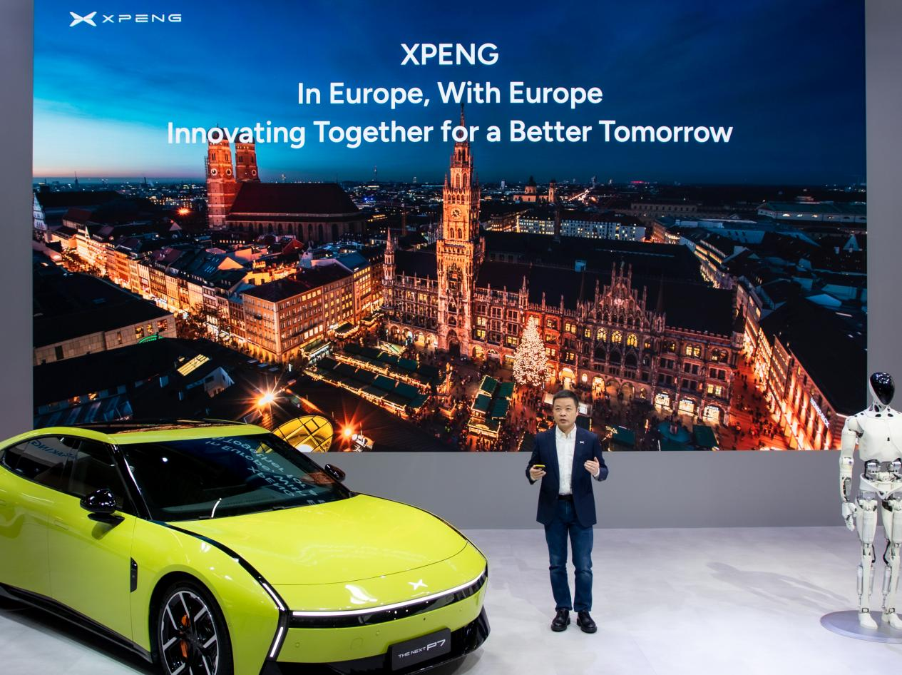 XPENG showcases multiple latest vehicle models, AI ecosystem at IAA MOBILITY 2025