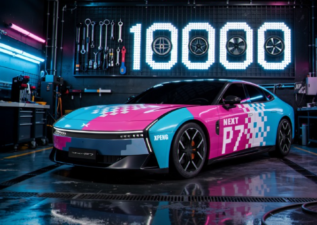 XPENG’s 10,000th all-new P7 rolls off production line