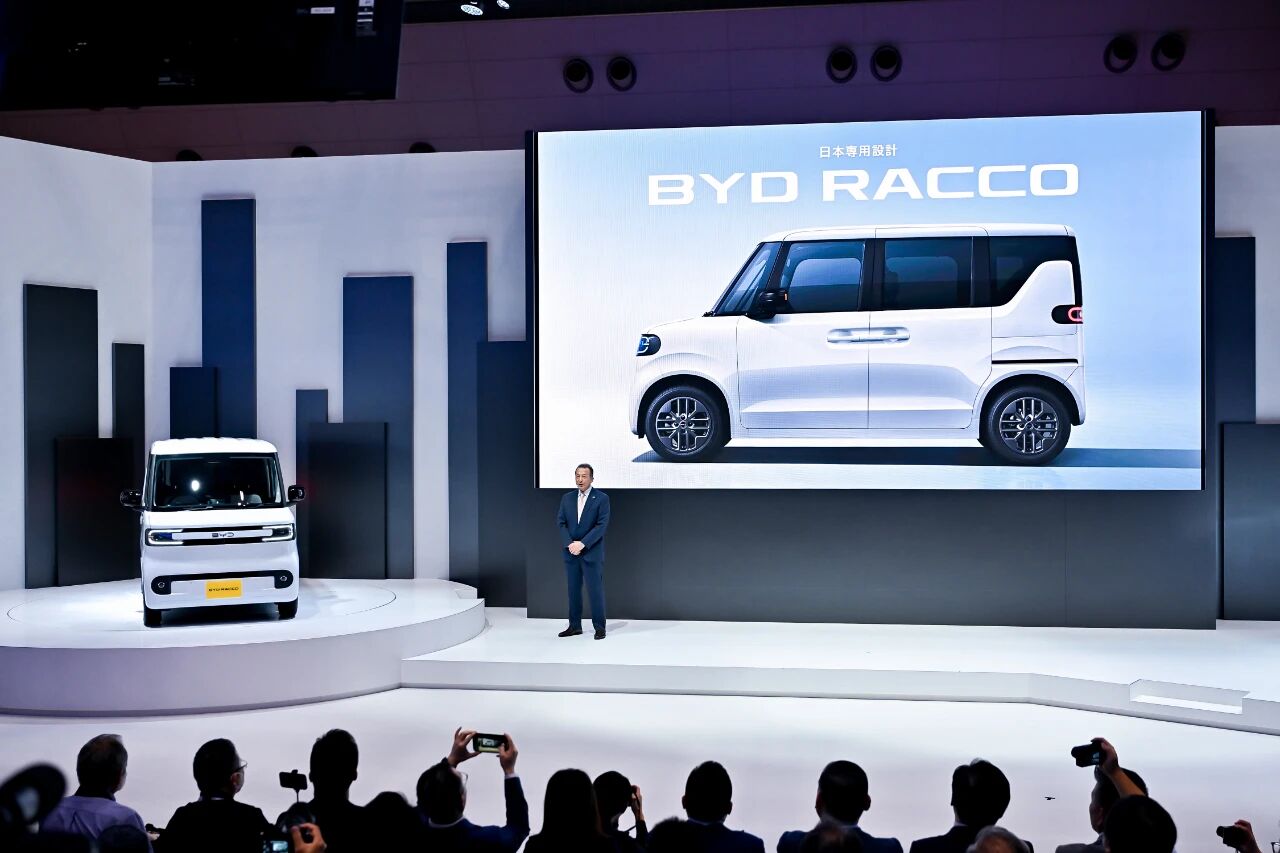BYD debuts Japan-exclusive K-EV BYD RACCO at Japan Mobility Show 2025
