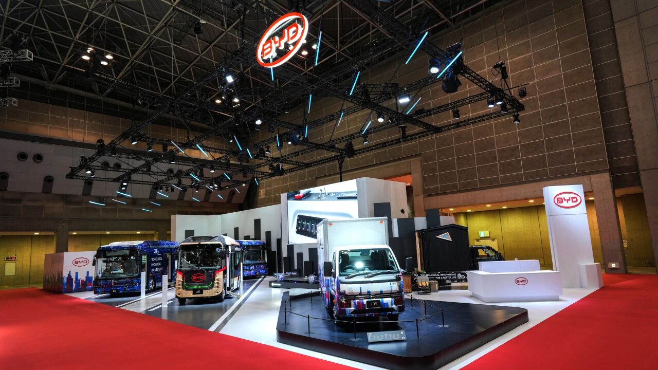 BYD debuts Japan-exclusive K-EV BYD RACCO at Japan Mobility Show 2025