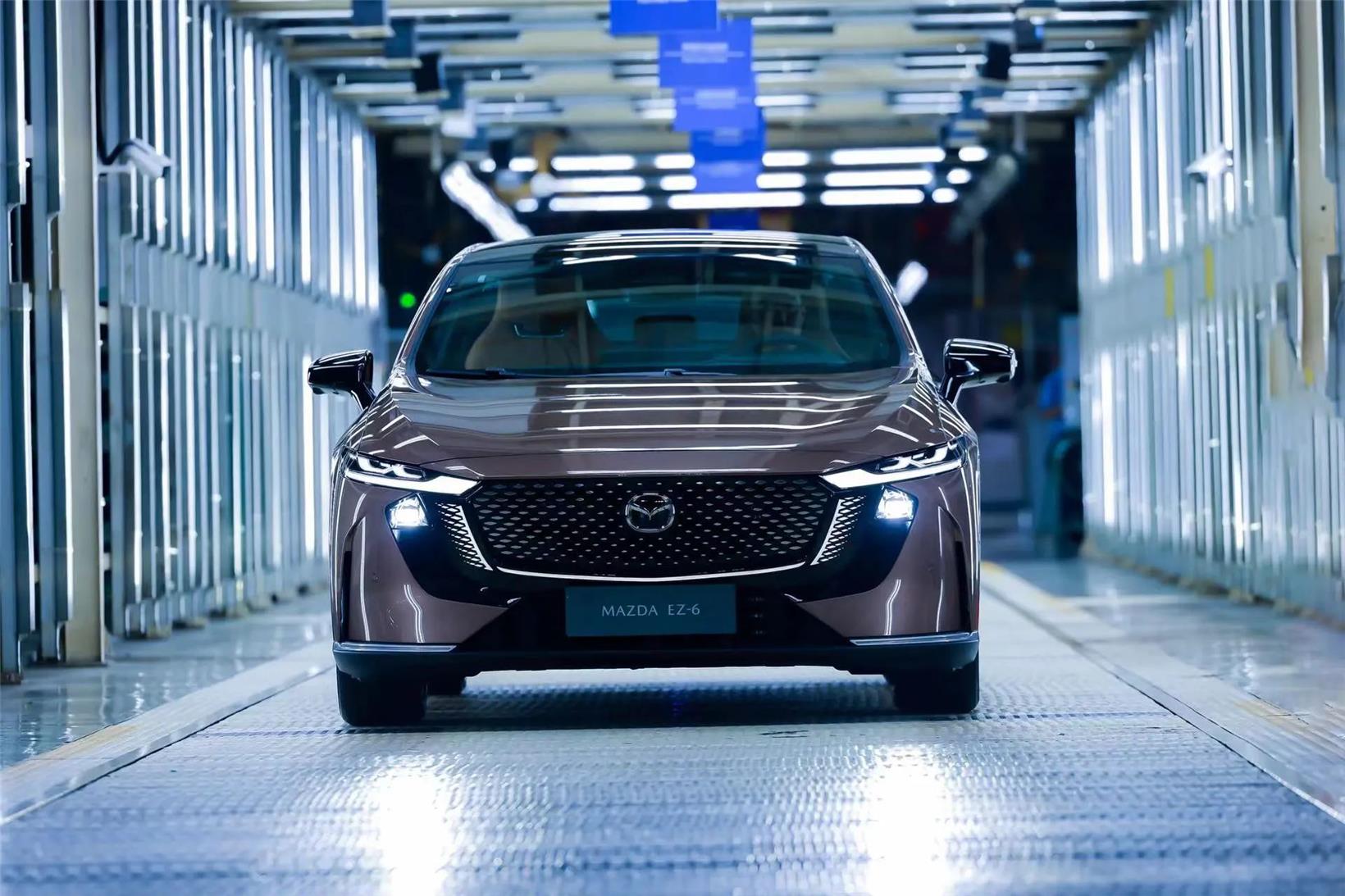 Changan Mazda rolls out first all-electric sedan MAZDA EZ-6