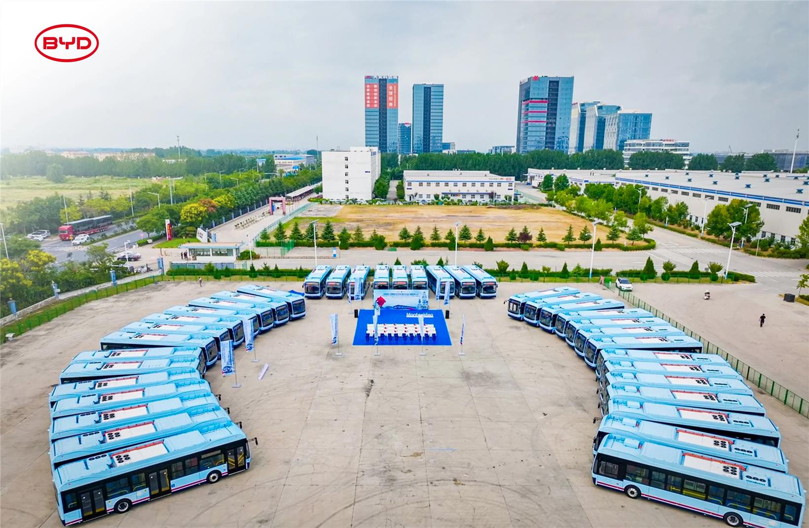 BYD delivers 100 full-electric buses to Uruguay’s CUTCSA