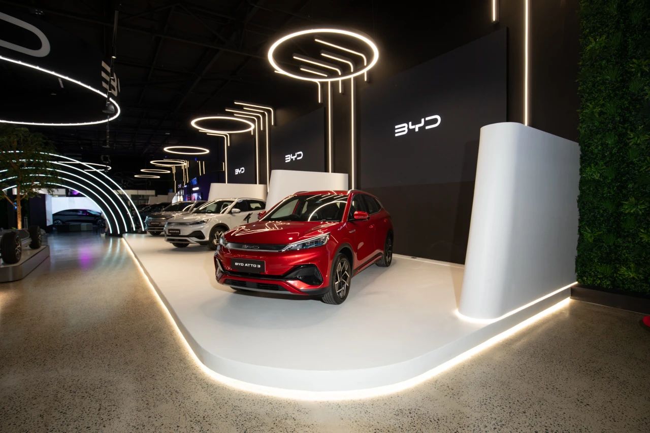 BYD opens super experience store in Sydney