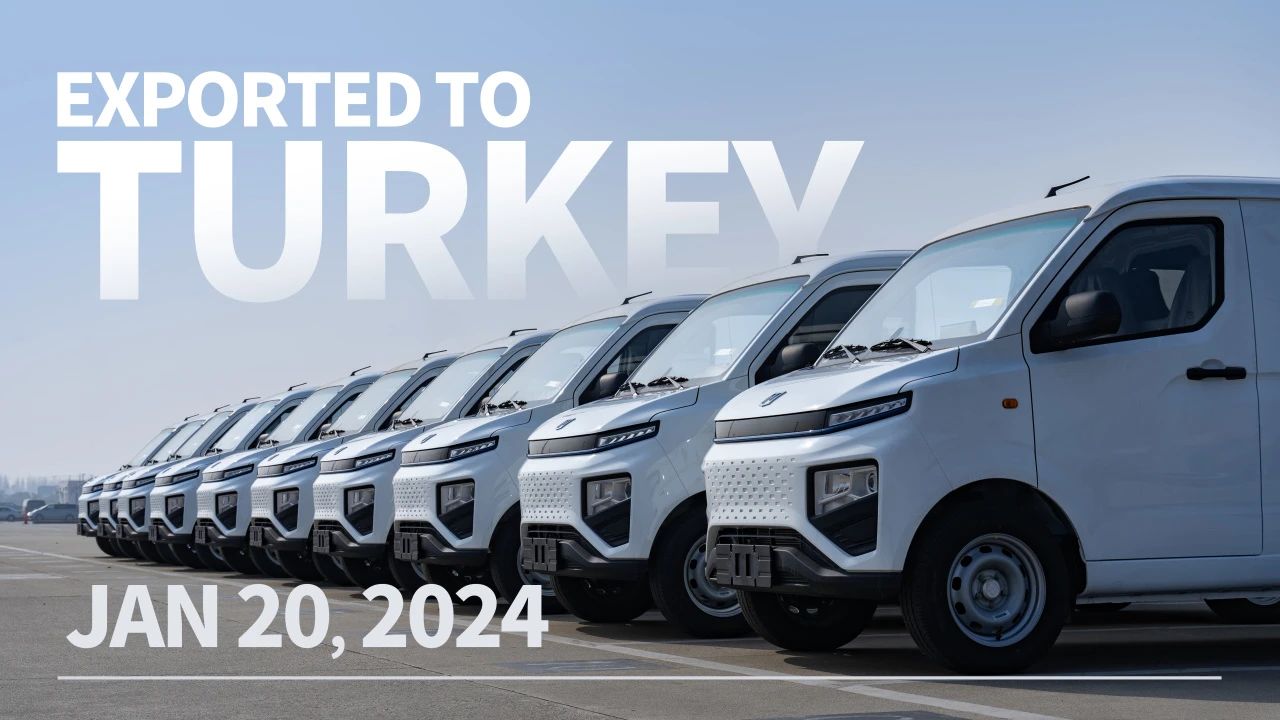 Geely’s Farizon Auto ships first V6E vans to Turkey