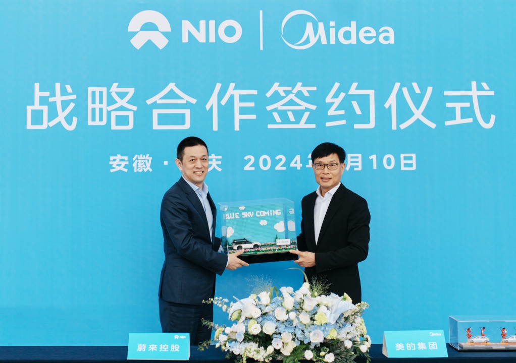 Midea, NIO forge strategic cooperation in smart EV, industrial technology fields