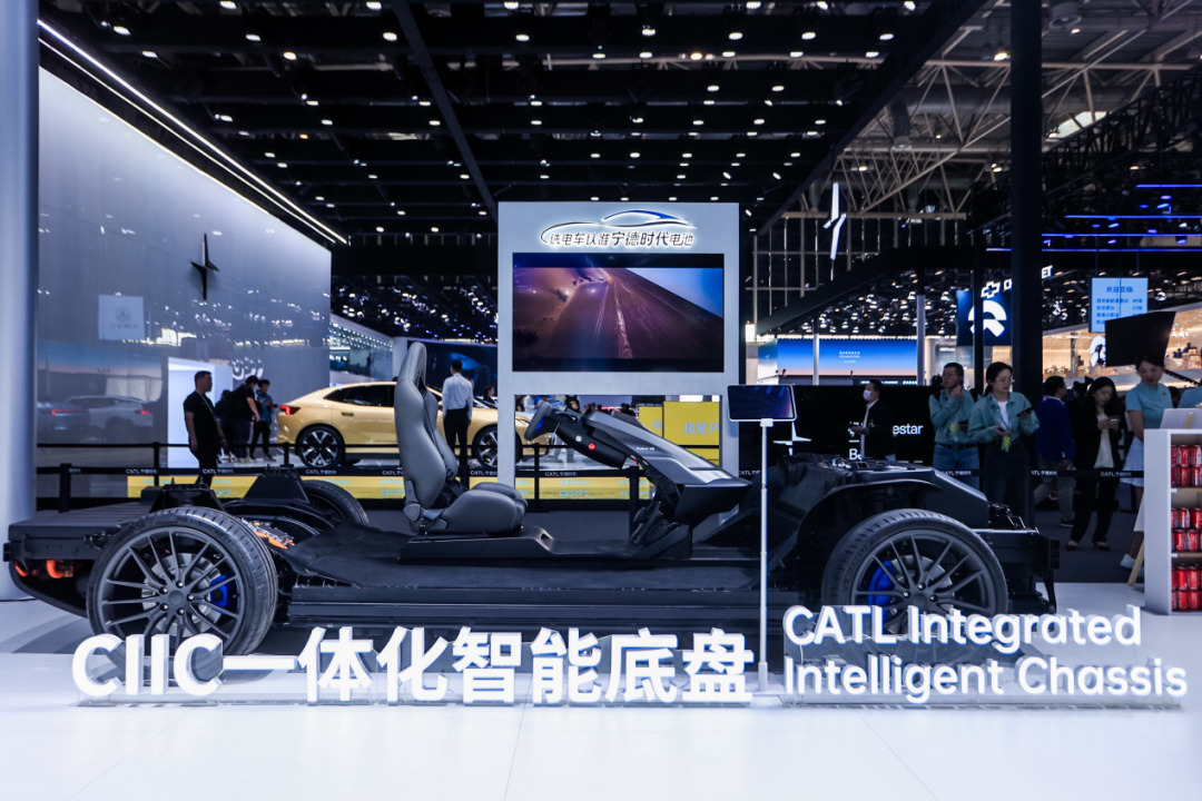 CATL displays innovative chassis product CIIC at Auto China 2024