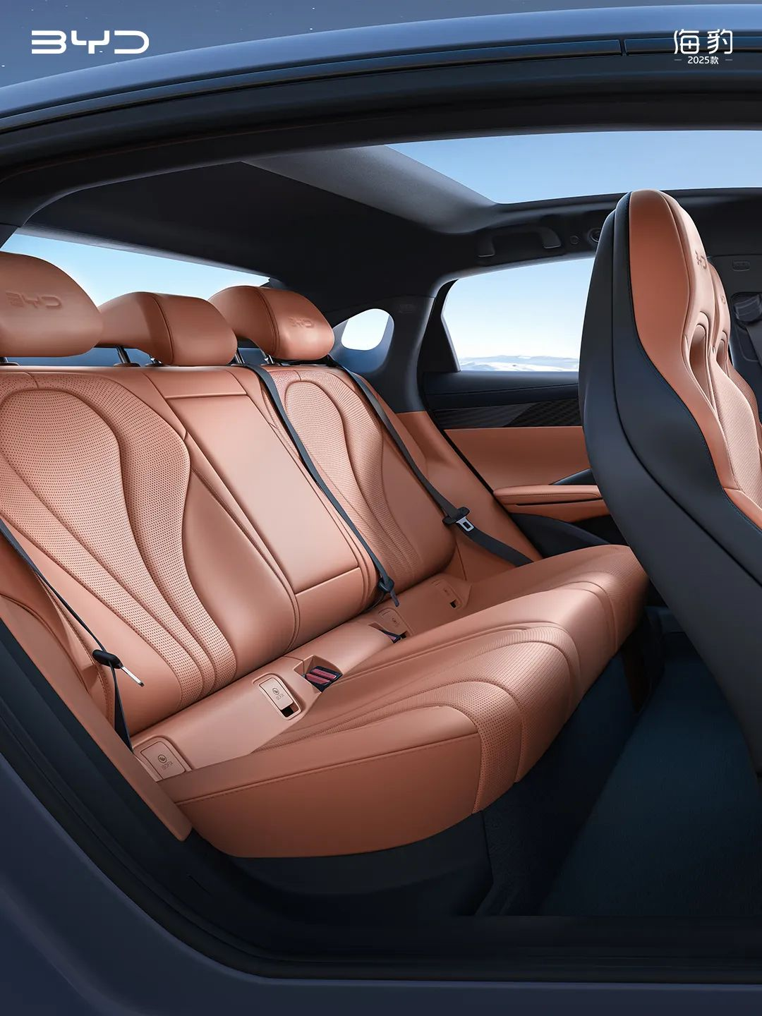 BYD releases interior images of 2025 BYD Seal model