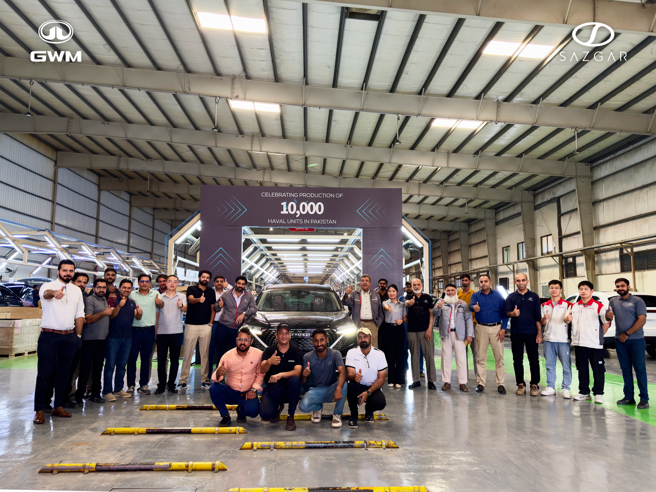 Great Wall Motor's Pakistan KD plant rolls off 10,000th vehicle