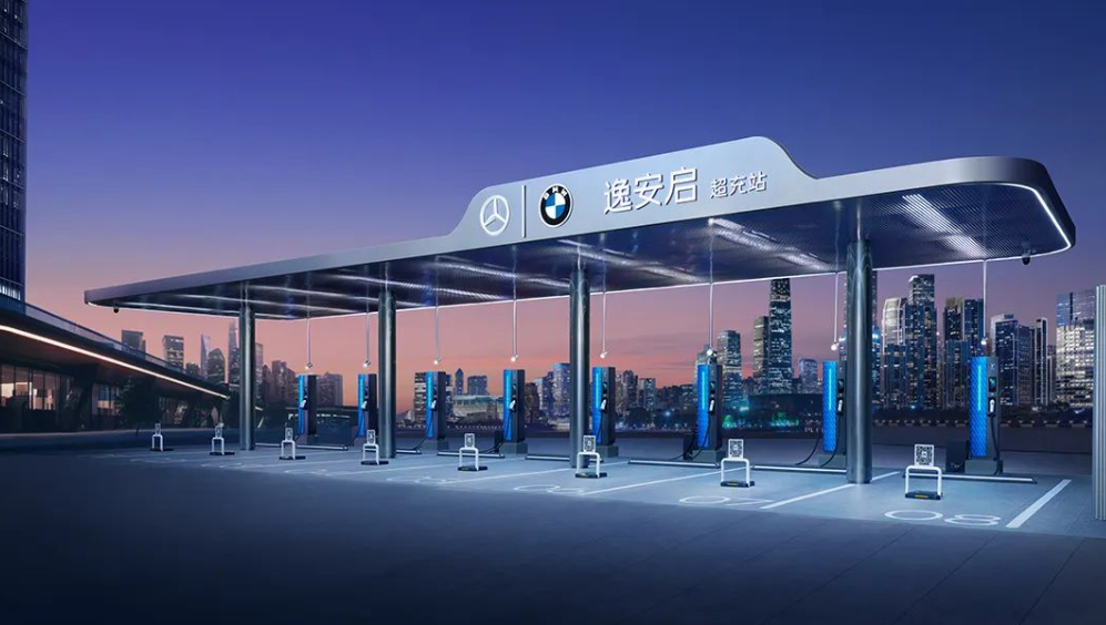 BMW, Mercedes-Benz’s joint venture in China launches first IONCHI-branded supercharging stations