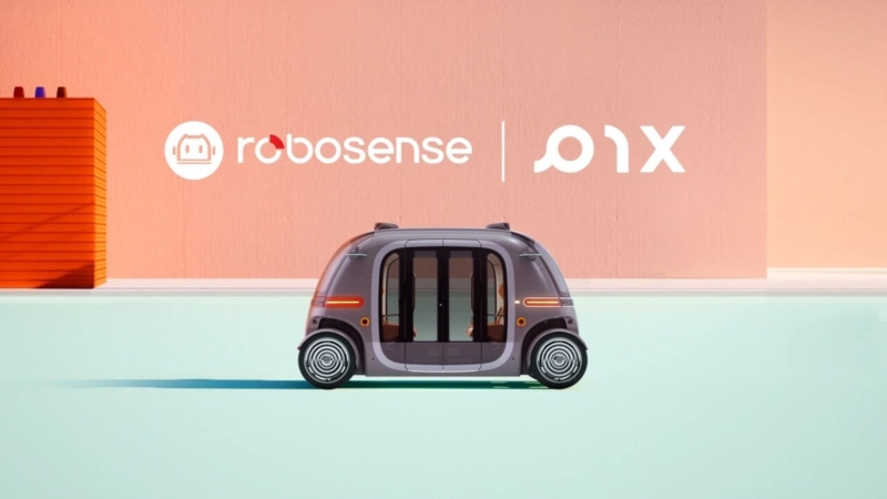  RoboSense, PIX Moving form strategic partnership