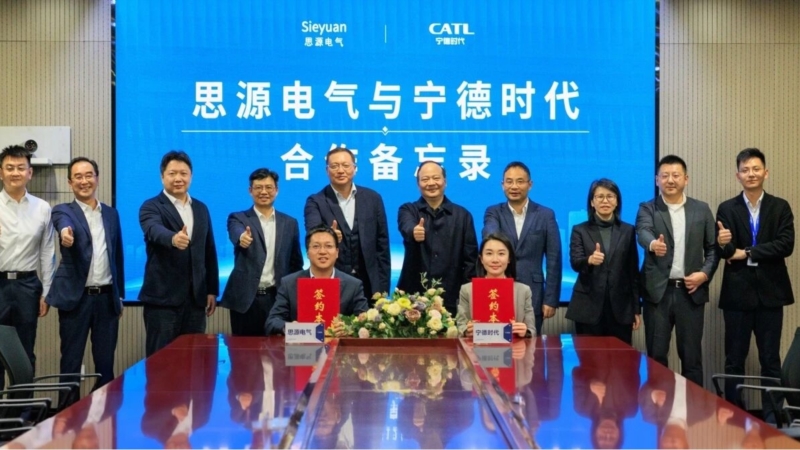 CATL, Sieyuan team up to scale energy storage deployment